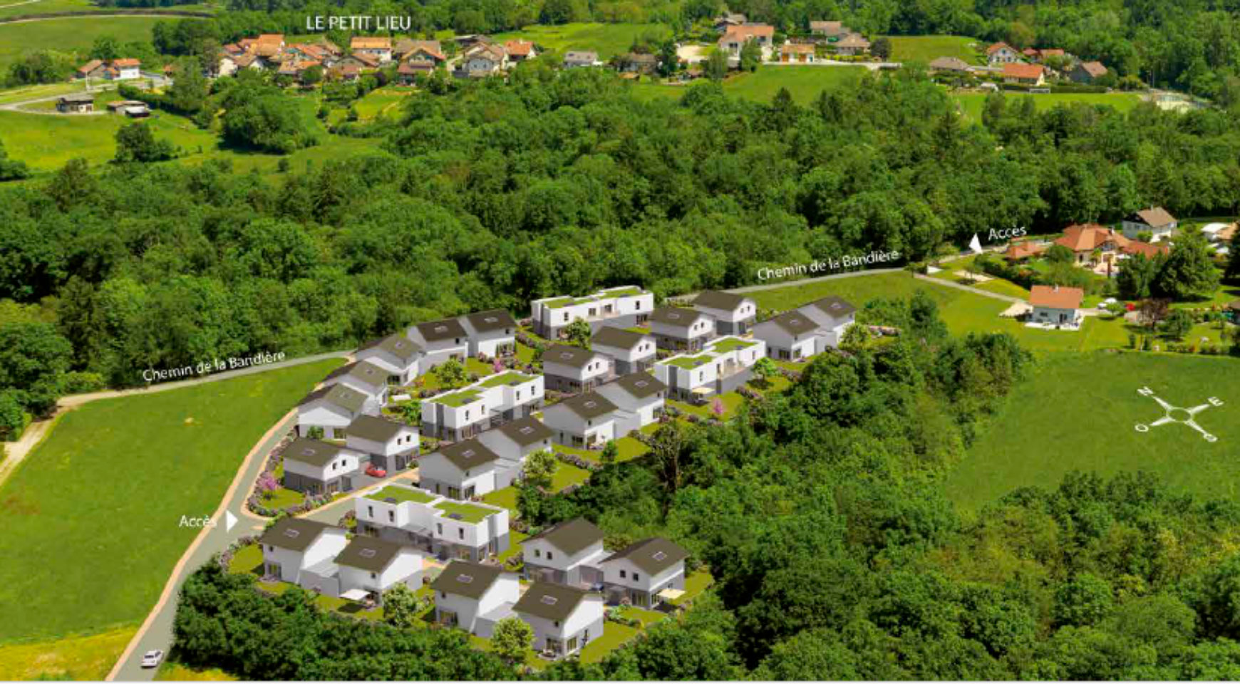 Le Domaine de la Forestière » – Maisons T4 – Perrignier (74)